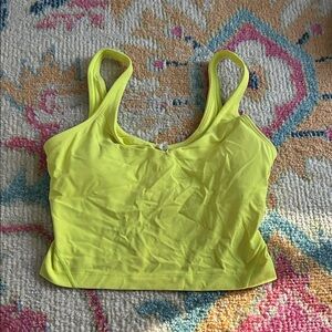 Lululemon Women’s Align Vibrant Yellow Tank Top (Bra)